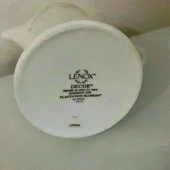 Lenox Decor Plantation Blossom Small 6 1/2” Coffee Pot Floral Pastel with Lid - Picture 8 of 12